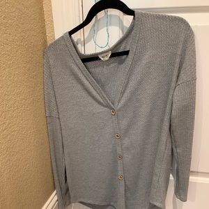 grey sweater